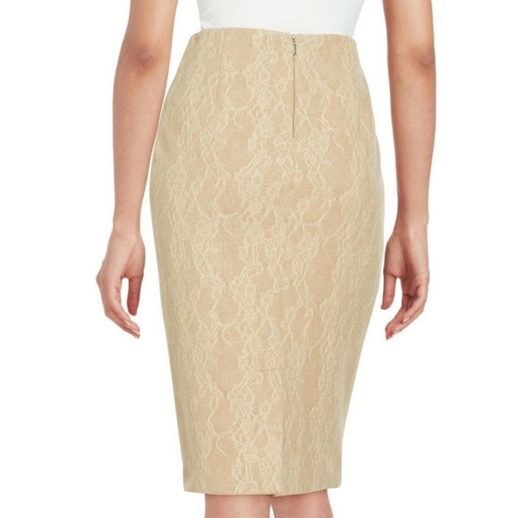 🤎NWOT MaxMara Wool Lace Midi Skirt🤎 - Picture 2 of 5
